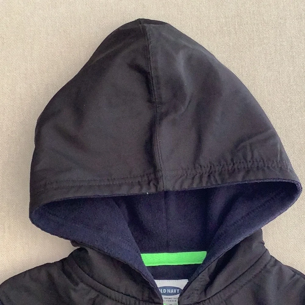 Old Navy: SWEATSHIRT Hoodie Size XS(5) Navy/Black/Electric Green
